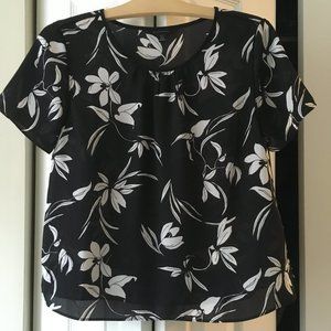 Banana Republic Print Blouse - Petite
